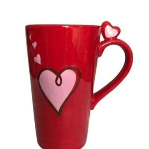 Vintage 3D Heart Latte Mug 2008